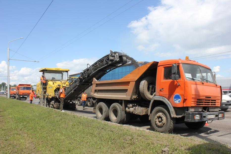 В Октябрьском районе Уфы продолжается капитальный ремонт дорог