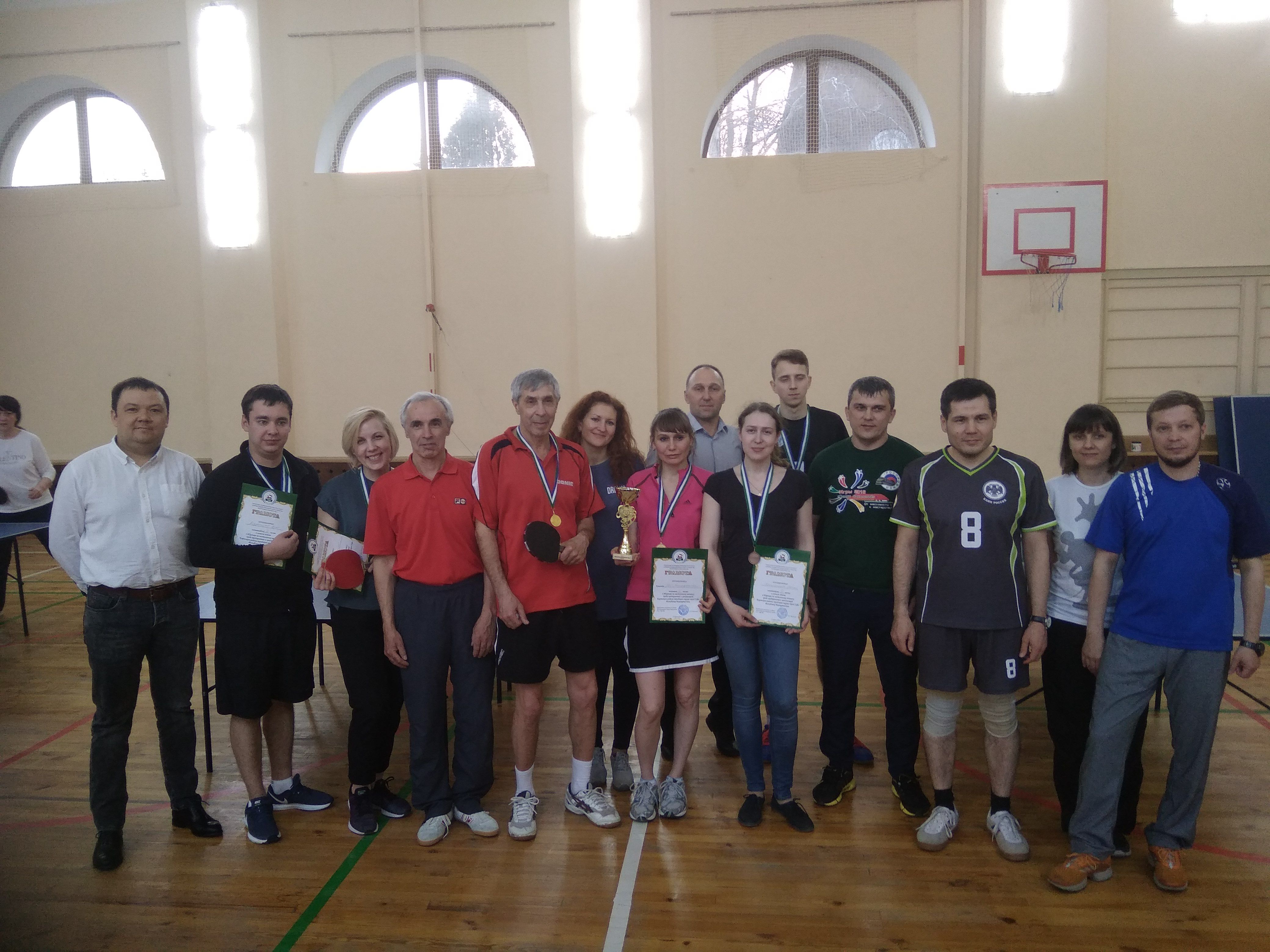 Турнир по настольному теннису собрал сильнейших спортсменов Кировского района г. Уфы