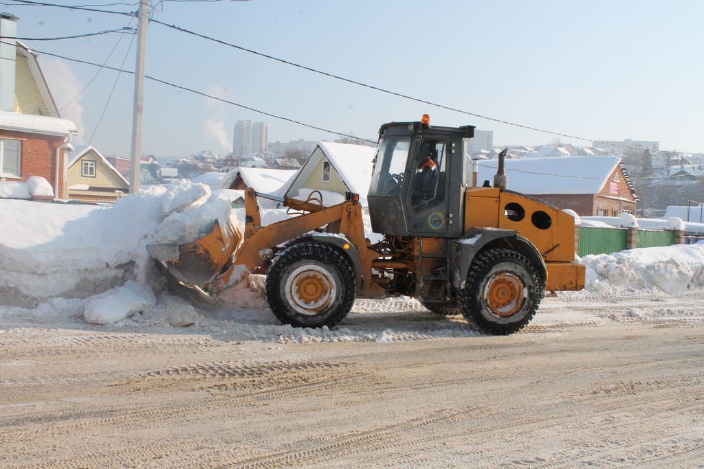 В частном секторе Уфы организованы комплексные уборки и вывоз снега