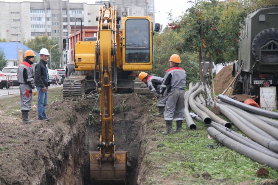Ведется реконструкция улицы Комсомольская в Уфе
