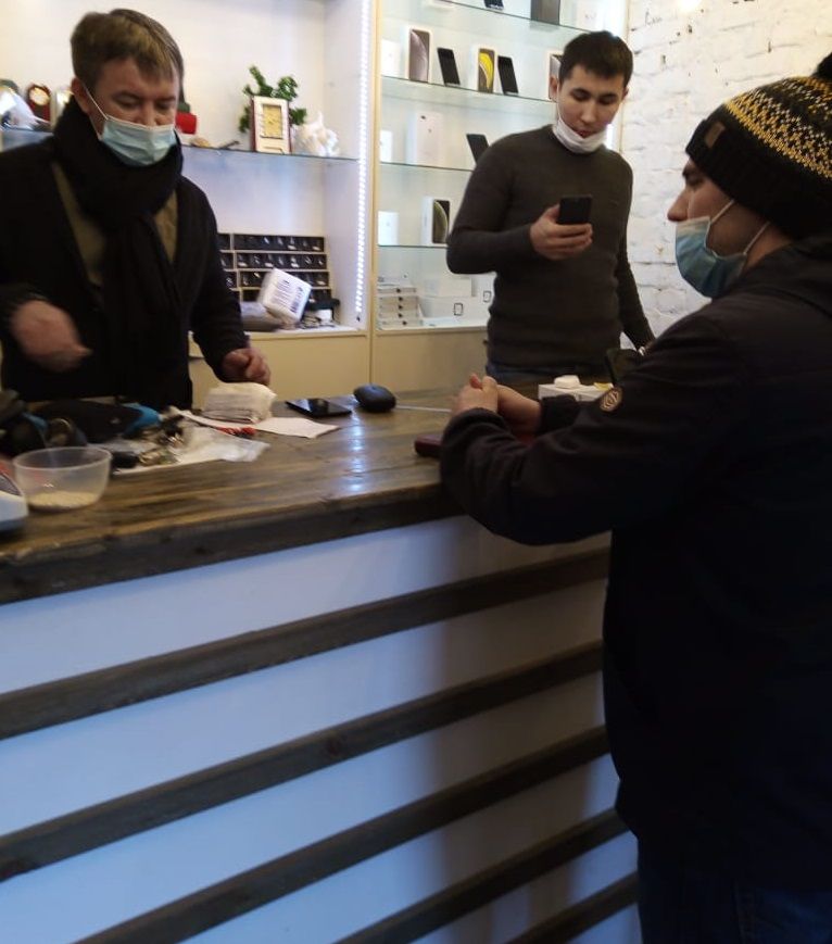 В Кировском районе г. Уфы проходят рейды по контролю за соблюдением действующих ограничений в торговых предприятиях