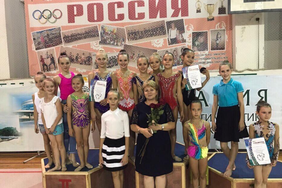 Юные гимнастки Октябрьского района  завоевали призовые места в республиканском турнире 