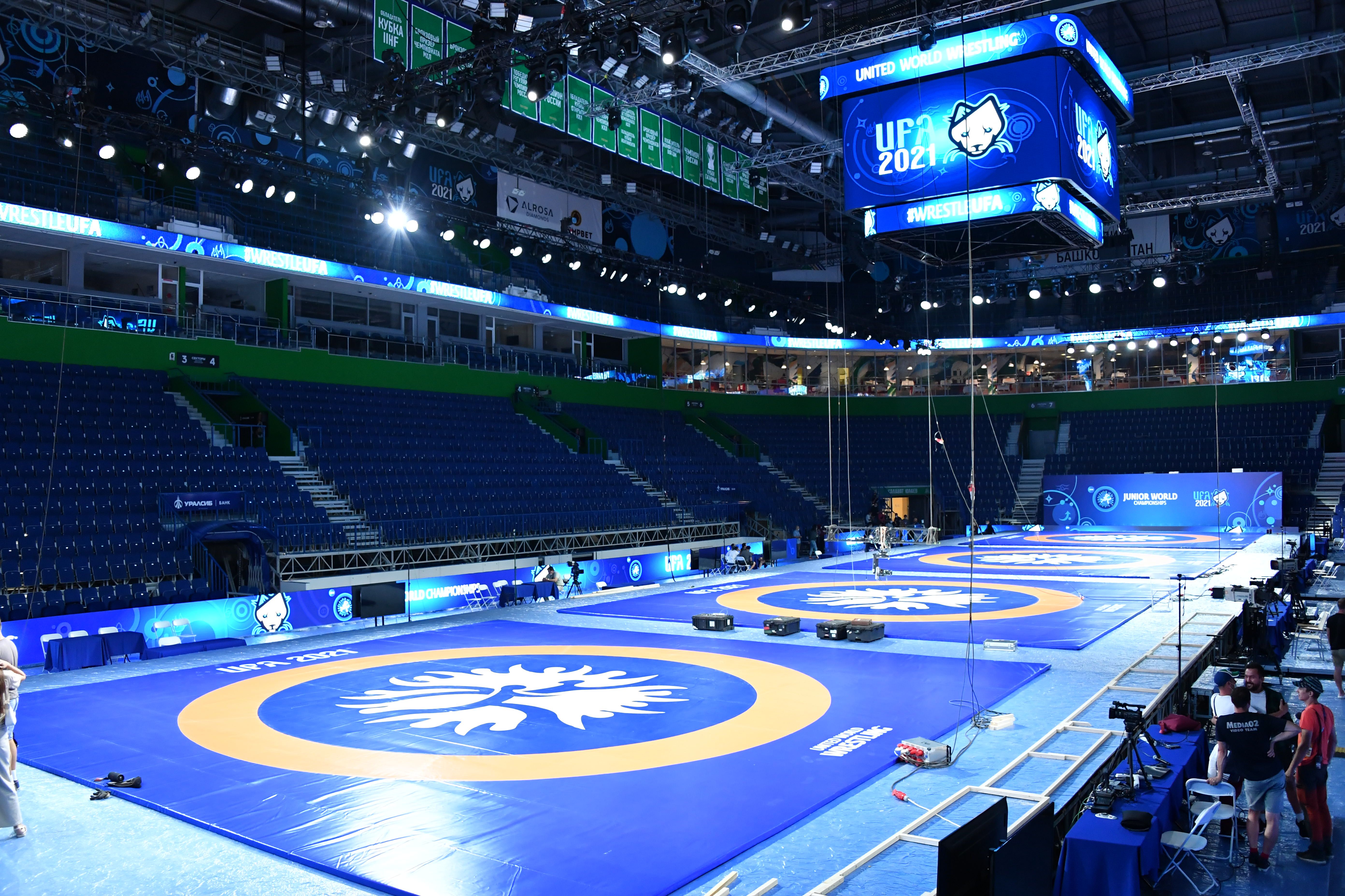 «Уфа-Арена» готова к проведению юниорского чемпионата мира по спортивной борьбе