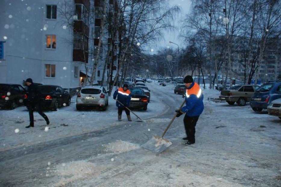 График уборки снега во дворах Кировского района г. Уфы