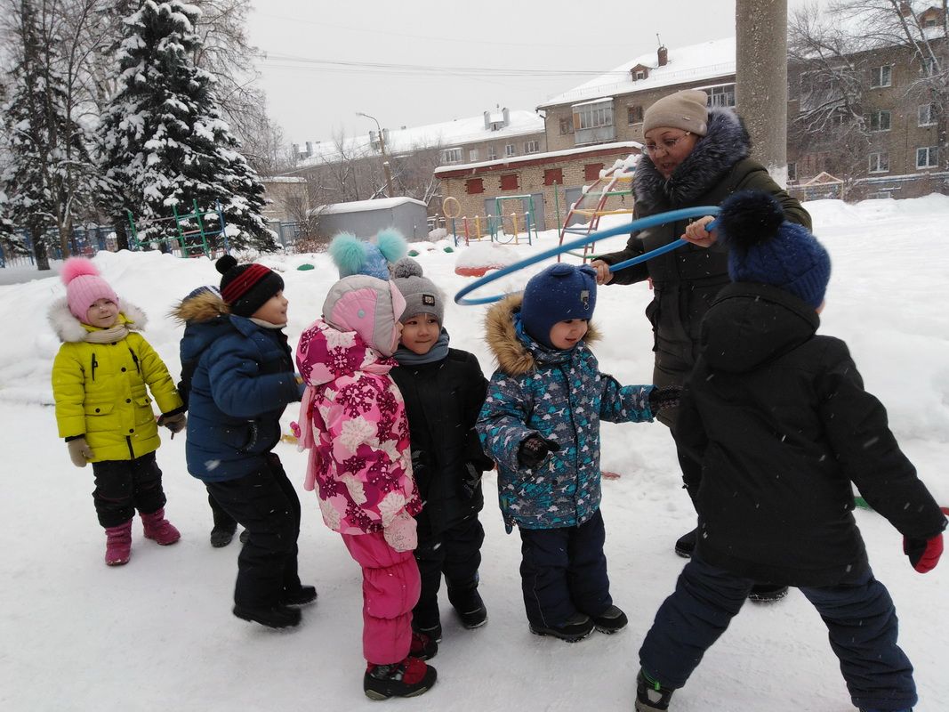 В Башкирском детском саду №221 прошло физкультурное развлечение «Мы мороза не боимся»
