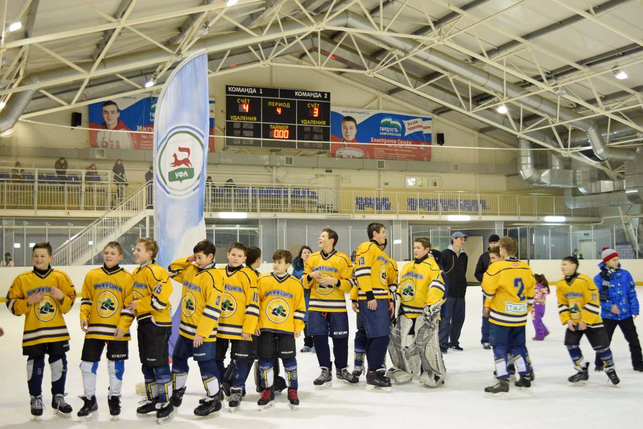 Юные хоккеисты Уфы – победители республиканского этапа турнира «Золотая шайба»