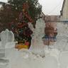 На территории пожарной части № 4 появился ледовый городок