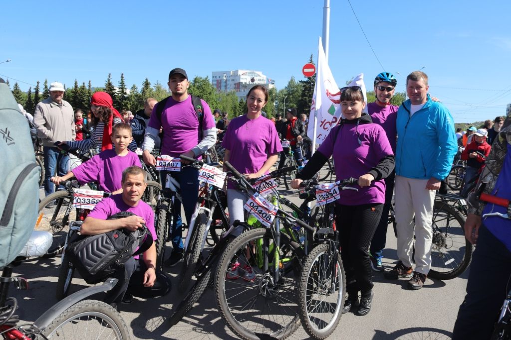 Сотрудники Администрации Ленинского района Уфы участвовали в республиканском фестивале «День 1000 велосипедистов»