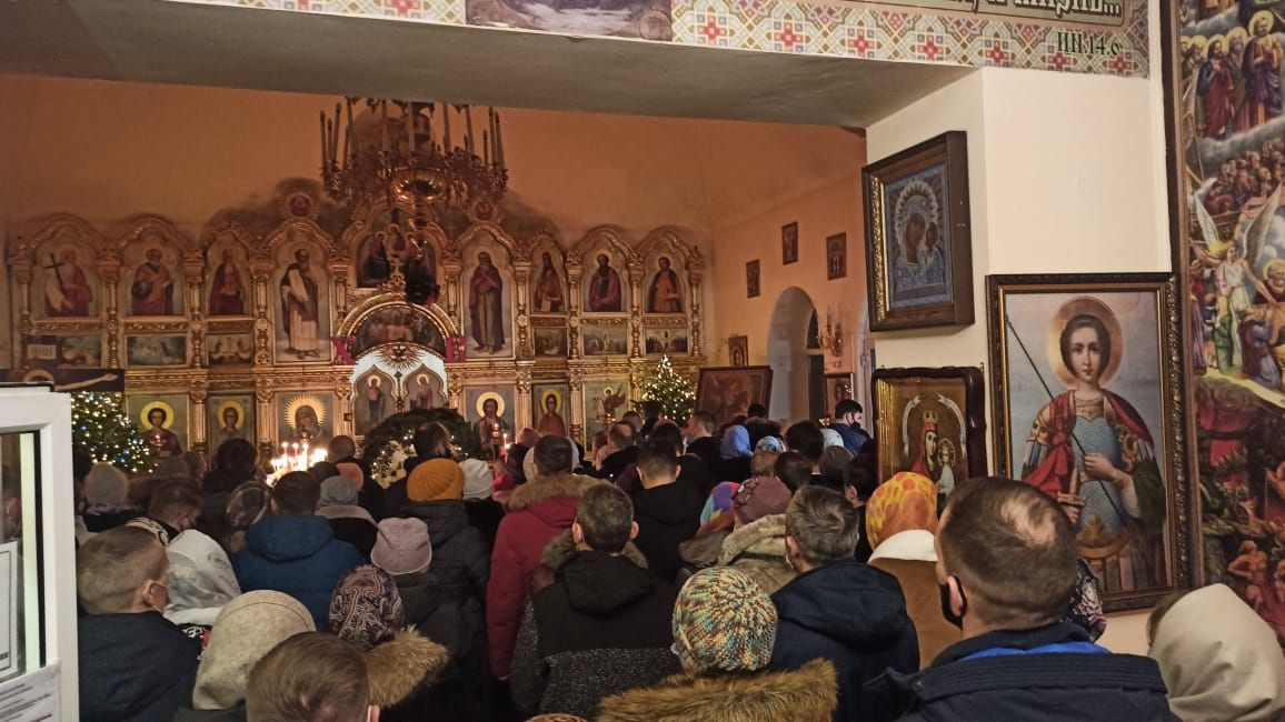 В Ленинском районе Уфы рождественские богослужения проходят в двух православных храмах