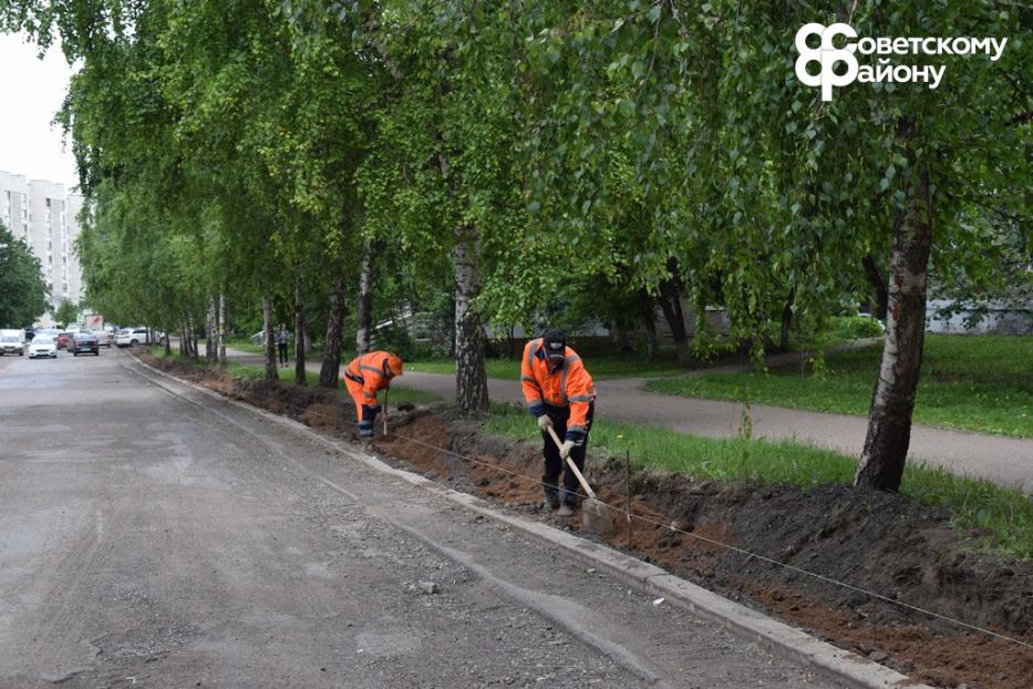 На улице Пархоменко ведутся работы по капитальному ремонту дорог 