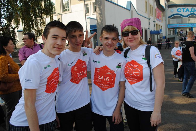 В уфимском международном марафоне участвовали ученики школы № 99