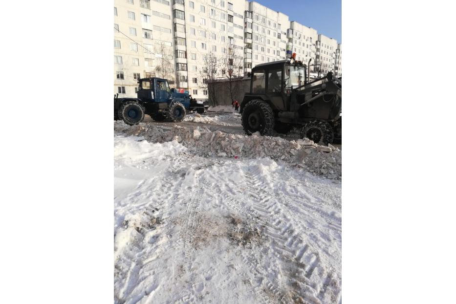 График уборки дворов Калининского района на 15 февраля 