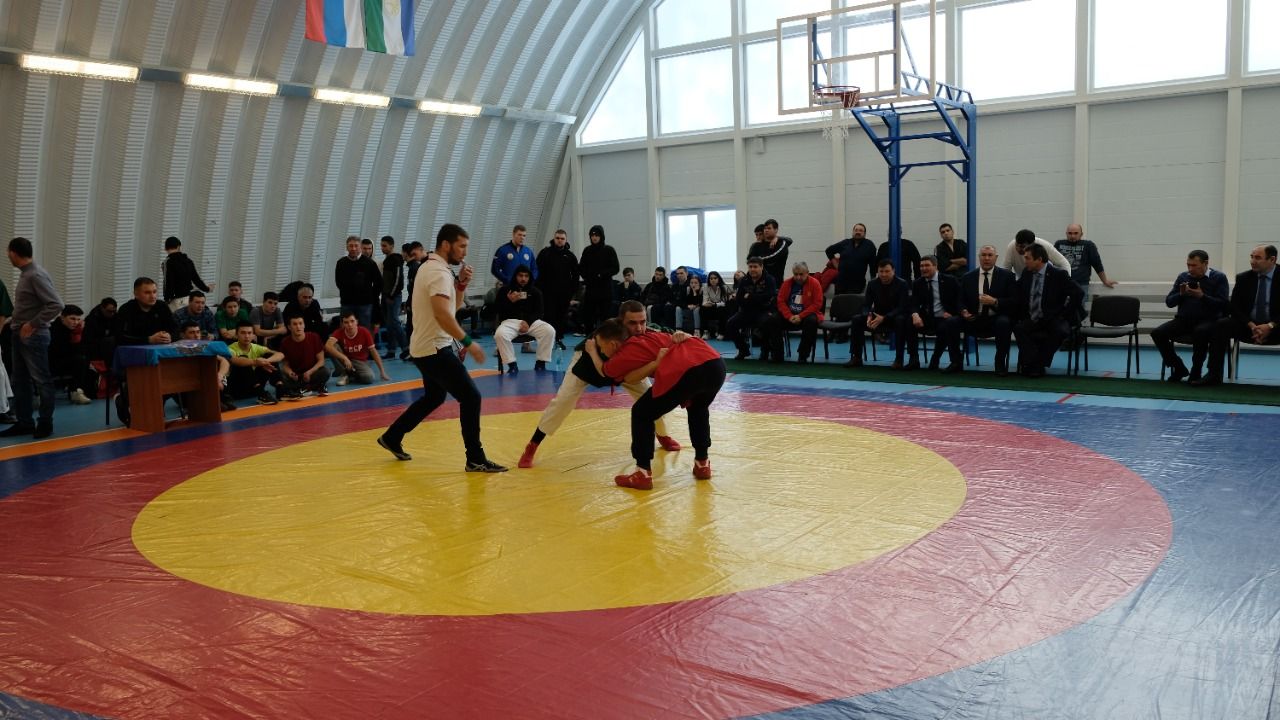 Борцы Кировского района участвуют в открытом турнире по борьбе Курэш