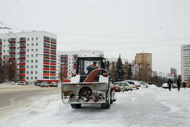 График уборки снега во дворах Кировского района г. Уфы 14 декабря