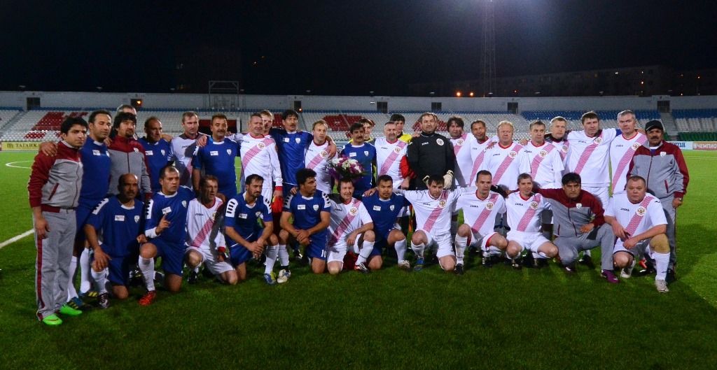 В Уфе состоялся Матч дружбы между сборными ветеранов футбола Башкортостана и Афганистана