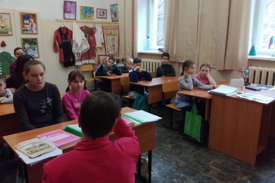 В марийской воскресной школе провели классный час на тему: «Дружбой народов Россия сильна»