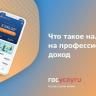 Что такое налог на профессиональный доход?