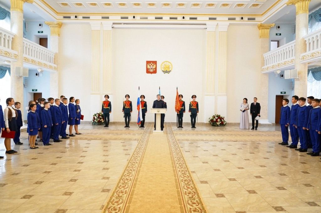 Башкирские школьники прошли посвящение в «шаймуратовцы»