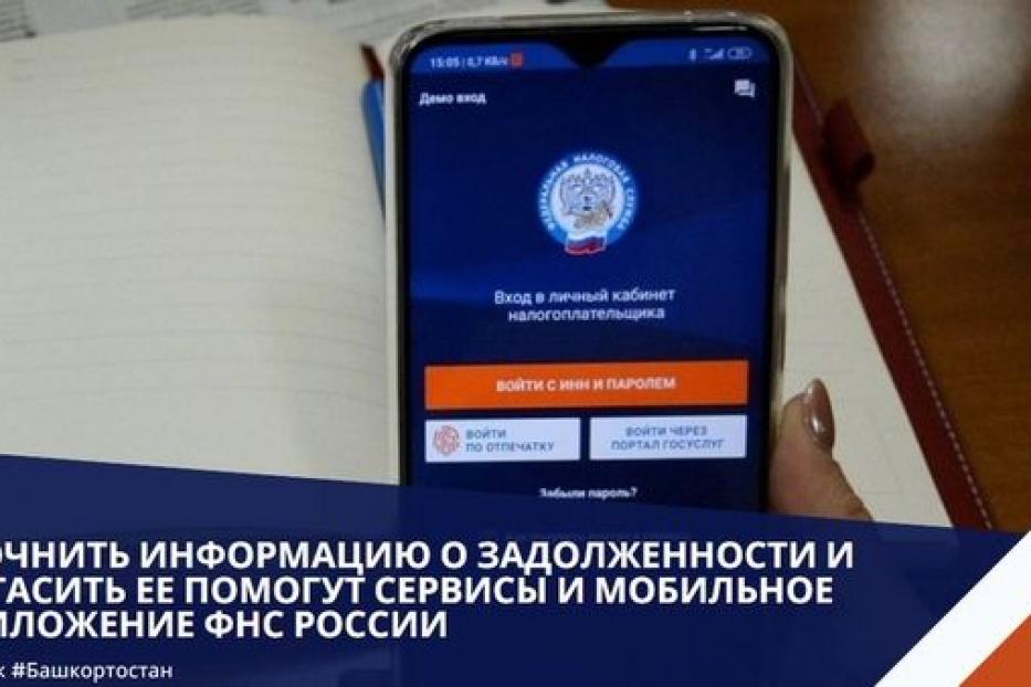 Уточнить информацию о задолженности и погасить ее помогут сервисы и мобильное приложение ФНС России