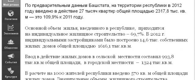 Уфа и Нефтекамск – лидеры жилищного строительства в Башкирии