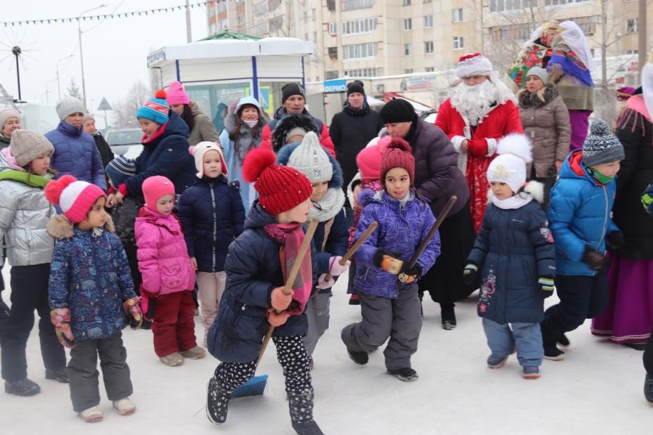 В период новогодних праздников на территории Кировского района Уфы прошли культурно-массовые мероприятия