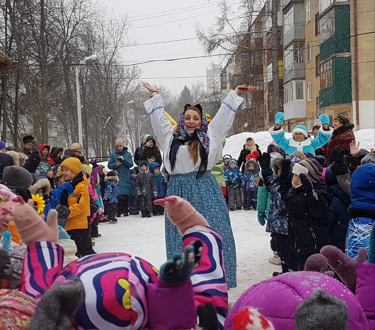 Веселая масленица в детском саду