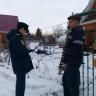 Жителям СНТ Ленинского района напомнили о правилах пожарной безопасности