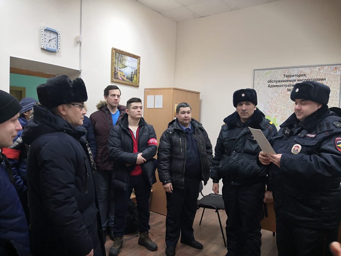Объявляется набор в добровольные дружины для патрулирования улиц Кировского района Уфы.