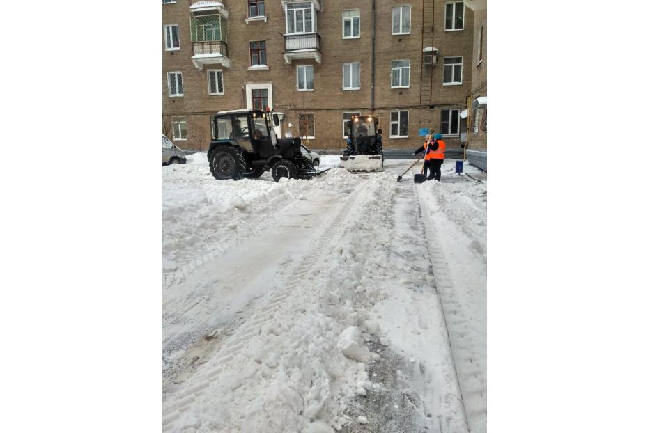График комплексной очистки дворов и кровель в Орджоникидзевском районе на 6 февраля 2019 года 