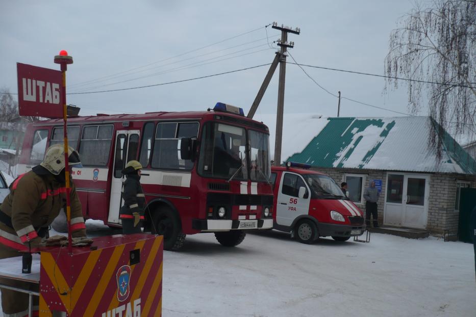 Пожарно-тактические учения в общежитии  начального  профессионального лицея № 83