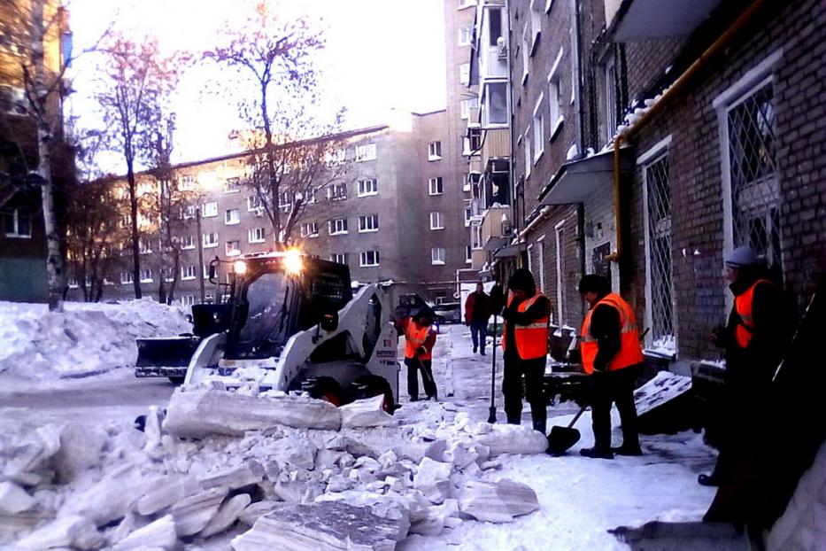 График комплексной очистки дворов и кровель в Орджоникидзевском районе  на 30 января 2019 года 