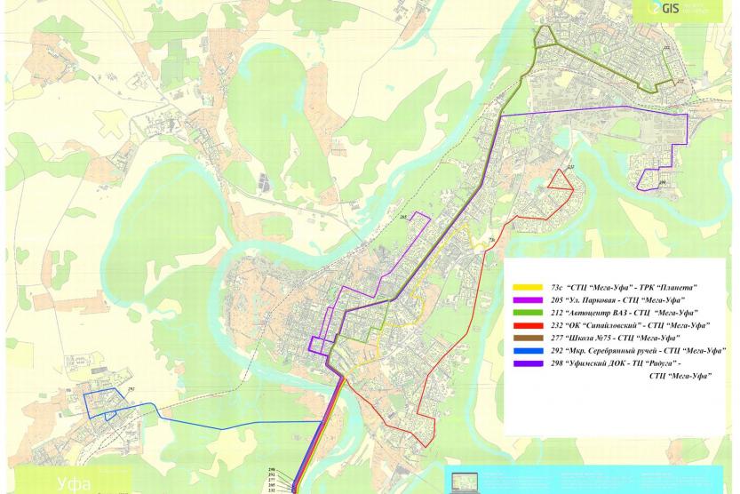 288 маршрут уфа остановки схема проезда