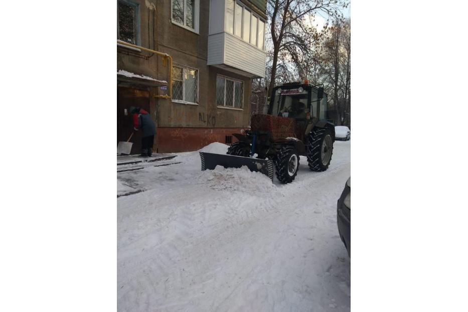 График комплексной очистки дворов и кровель в Орджоникидзевском районе  на 11 февраля 2019 года 