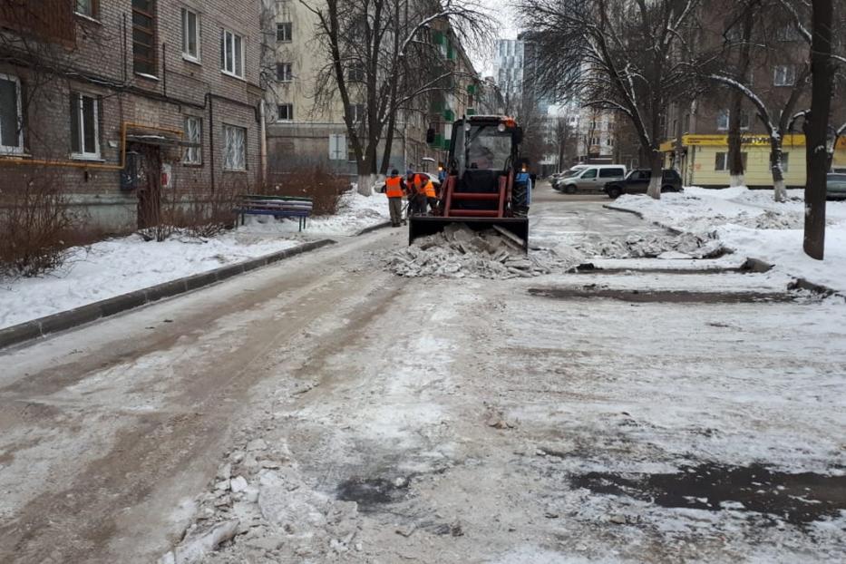График очистки дворов Орджоникидзевского района на 25 декабря 2018 года