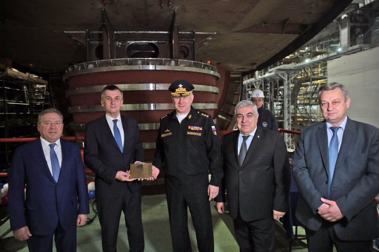 В Санкт-Петербурге состоялась торжественная церемония закладки подводных лодок «Уфа» и «Магадан»
