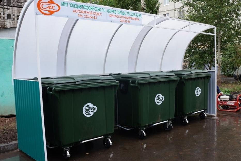 Сколько пластиковых евроконтейнеров для мусора установлено в Уфе?