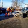 Продолжается очистка улиц Ленинского района