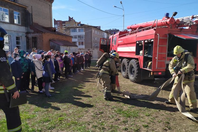 Учебная тренировка пожар