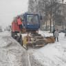 Коммунальные службы Советского района ведут снегоочистительные работы