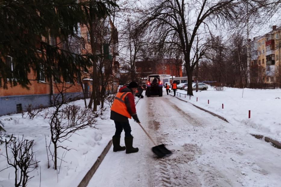 График комплексной очистки дворов на 31 декабря 2019 года 