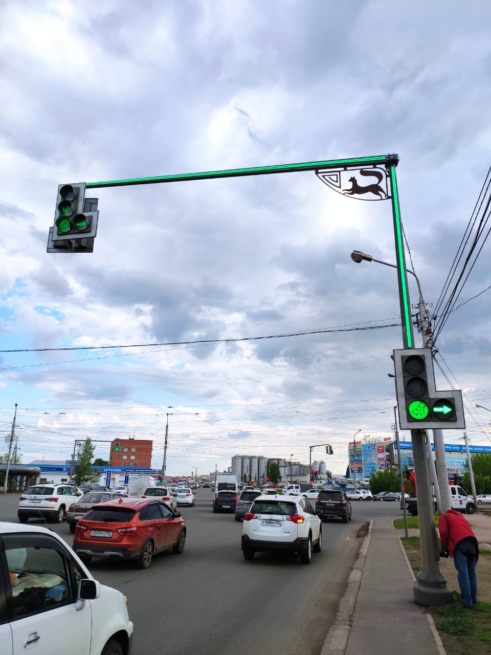 В Уфе продолжаются работы по модернизации светофорного хозяйства