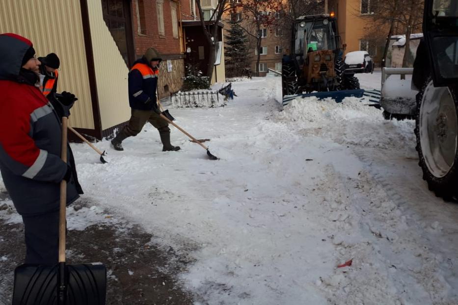 График комплексной очистки дворов на 24 декабря 2019 года 