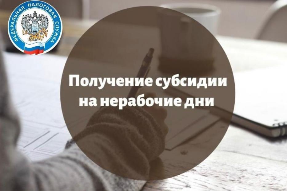 Подать заявление на субсидию на нерабочие дни можно до 15 декабря