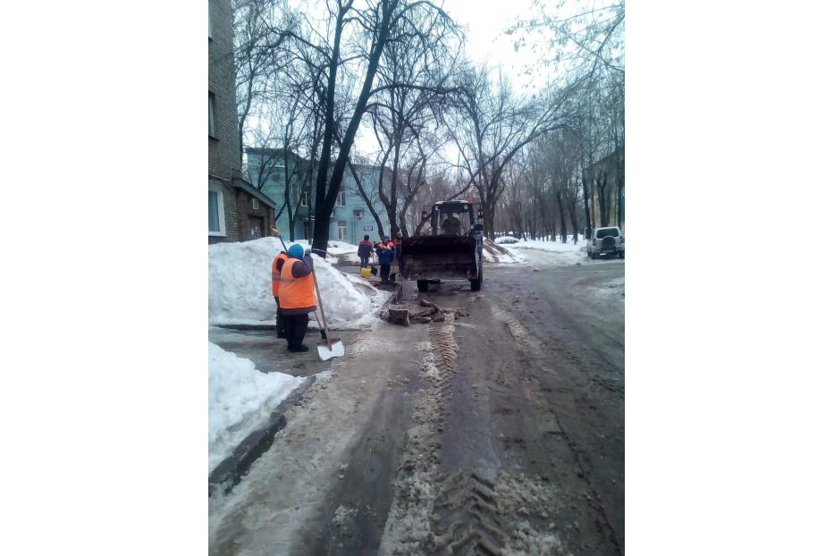 График комплексной очистки дворов и кровель в Орджоникидзевском районе на 14 марта 2019 года