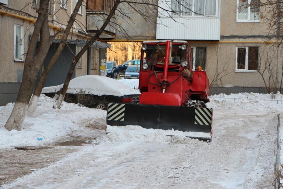 График уборки снега в уфимских дворах на 31 января