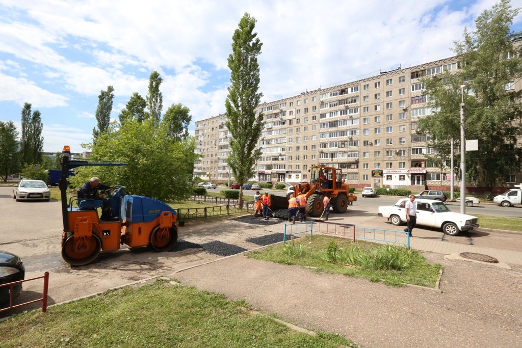 В Сипайлово в рамках общегородской акции #ӨМӘ продолжаются благоустроительные работы