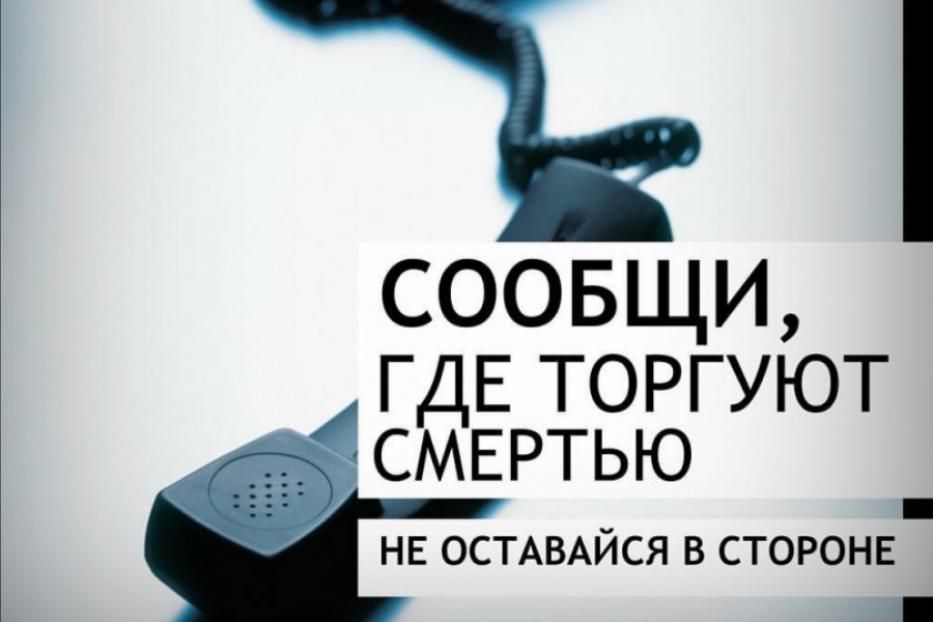 Присоединяйтесь к акции «Сообщи, где торгуют смертью»