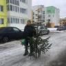 Жители Ленинского района приняли активное участие в акции «Ёлки в щепки»