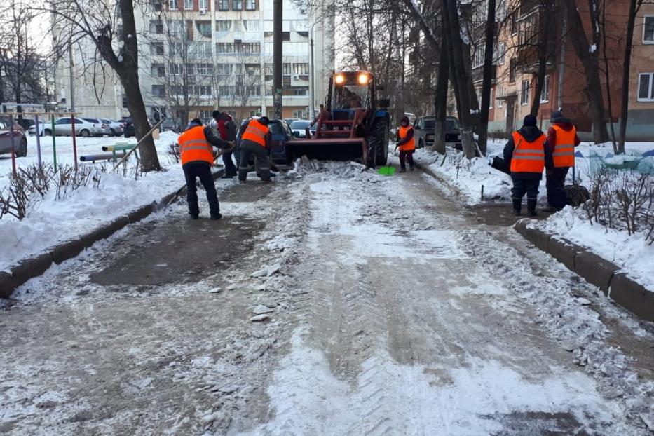 График комплексной очистки придомовых территорий и кровель в Орджоникидзевском районе на 10 декабря 2018 года
