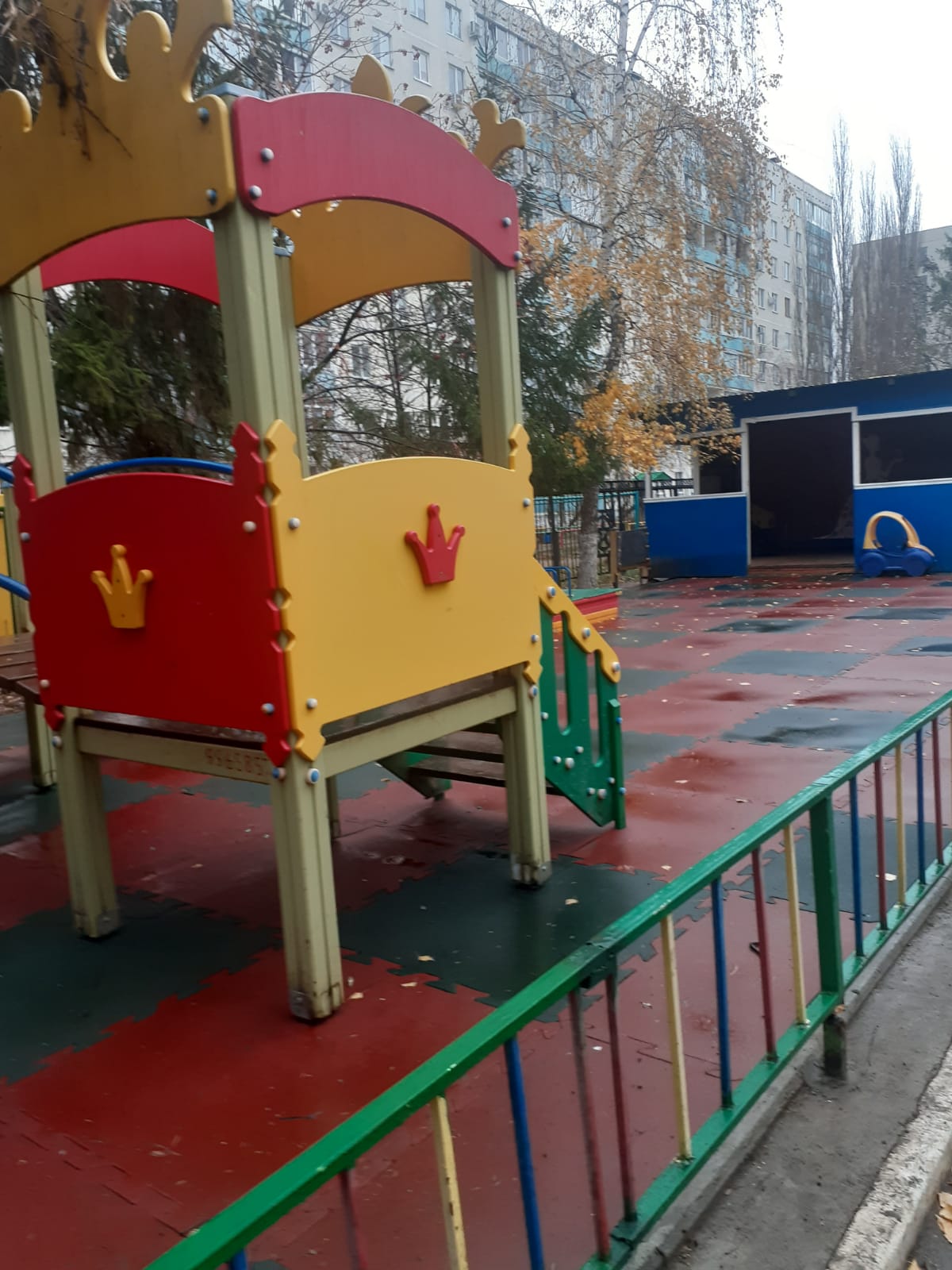 В детском саду - новая игровая площадка